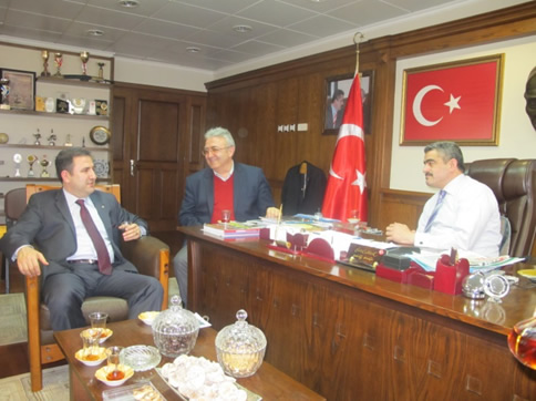 Nazilli Belediye  Başkanı Haluk Alıcık’ı ziyareti